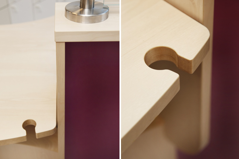 receptionsdisk detaljer